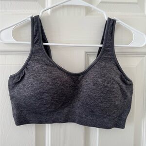 Gray Women's Sports Bra